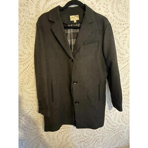 Elizabeth and James Wool Dark Gray Pea Coat Size XS